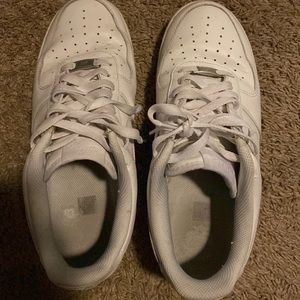 white nike air forces